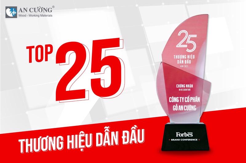 Gỗ An Cường - Nằm trong top 25 thương hiệu dẫn đầu của Forbes Việt Nam